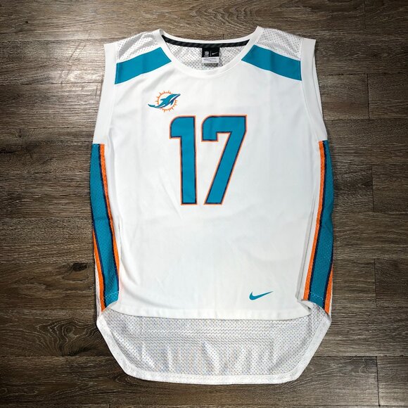 Nike NFL Tops - NFL Miami Dolphins Ryan Tannehill #17 Jersey Womens Large Nike White Sleeveless